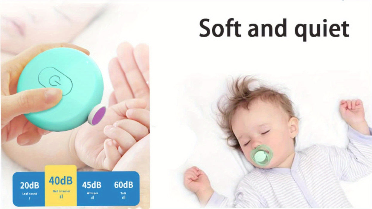 Electric Nail Trimmer, Safety Nail Clipper Set, With Replaceable 6 Grinding Head, Low Noise Handheld Ergonomic Design Beauty Kit, For And Children Adult Toe Nails