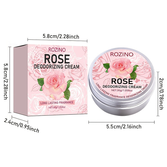 Pink Rose Deodorant Balm, a New Skin Experience, Pleasant Fragrance, Moisturizing Skin, Long-Lasting Fragrance, No Fear of Intimacy And Embarrassment, Suitable for Both Men And Women, Feel Free to Show Your Beauty