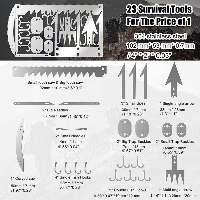 The Ultimate Multifunctional Fishing, Camping, and Hunting Tool - Perfect for Emergencies!