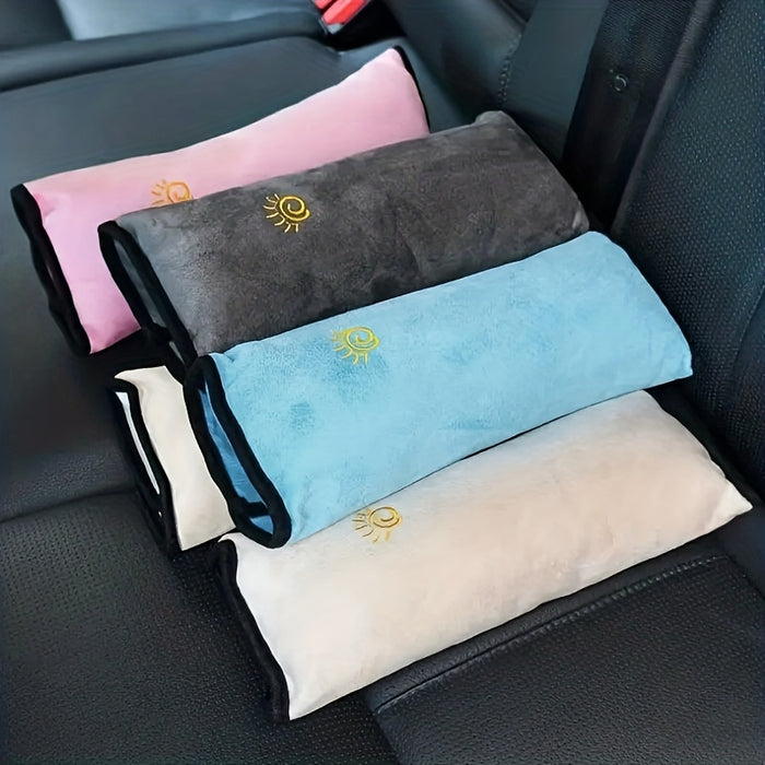 Car Automotive Seat Belt Cover Shoulder Cover Seat Belt Holder Cute Lengthened And Thickened Plush Safety Belt Shoulder Cover