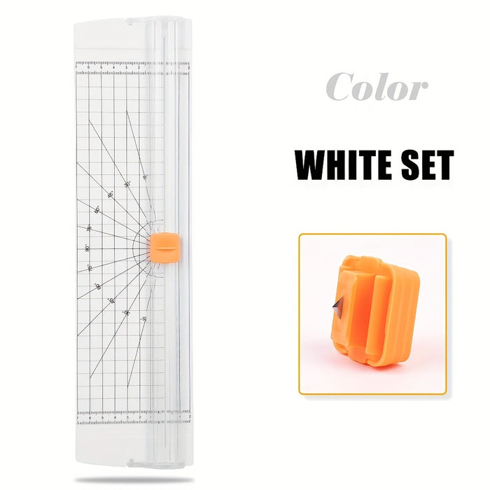 Portable A4/A5 Paper Cutter with Automatic Safety Guard for Scrapbooking, Photo Cutting, Labels, and Cards