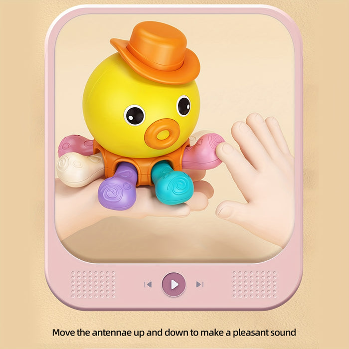 Baby Finger Octopus Early Education Toy, Rotate And Press To Exercise Baby'S Arm Movements, Grasp Training Skills, Sensory Puzzle Toy, Suitable For Christmas, Easter, Valentine'S Day Gifts