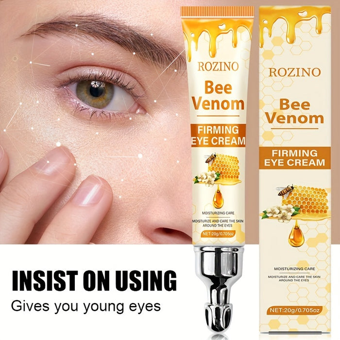 ROZINO Honey Miracle Eye Cream - 20g, Hydrating & Firming with Caffeine, Vitamin E & Hyaluronic Acid for All Skin Types, Gentle & Easy Absorption