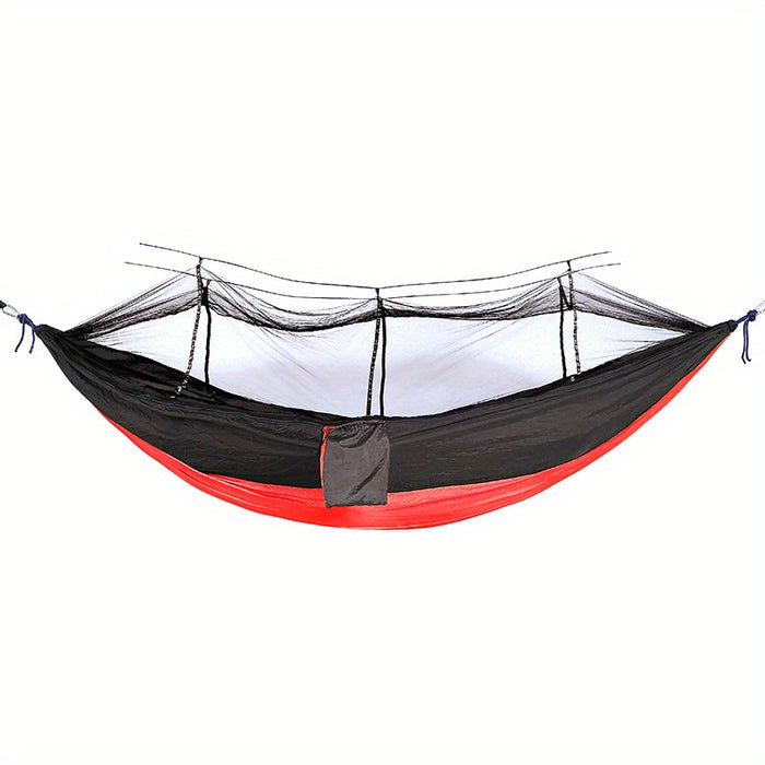 Anti-Rollover Double Hammock with Mosquito Net for Outdoor Camping and Home Use Christmas Gift