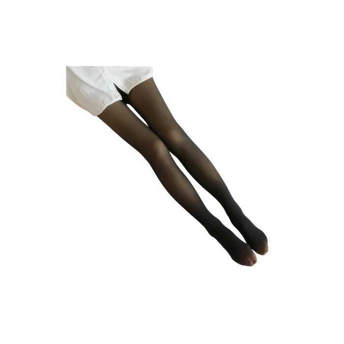 Women Thermal Leggings Winter Warm Sexy Elastic Translucent Pantyhose Female Fleece Thermal High Waist Slim Thicken Tight Pants