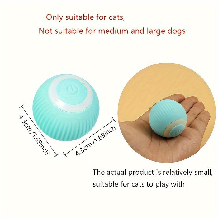 Interactive Electric Rolling Ball Cat Toy: Self-Moving & Smart Play for Kittens & Cats