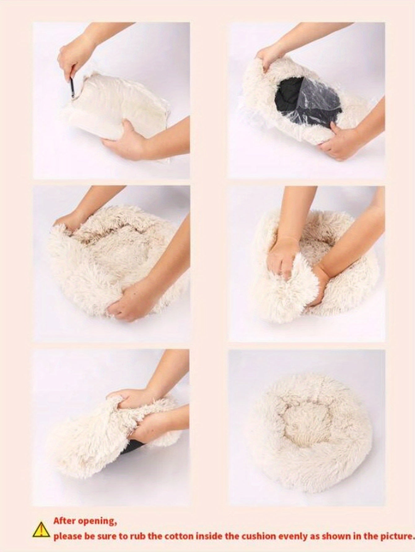 Soft Long Plush Cat kennel dog kennel winter warm pet bed Cat Bed Cat Mat Animals Sleeping Sofa Christmas Gift