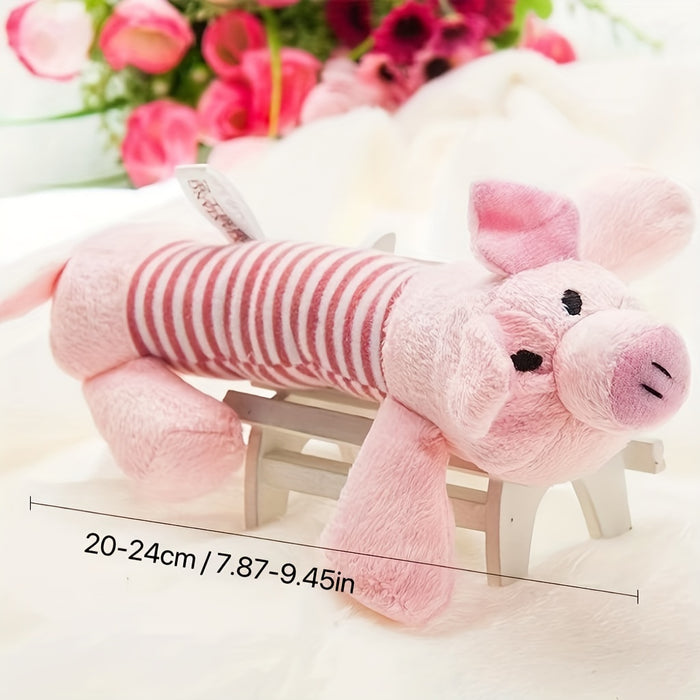 Durable Squeaky Pig Elephant Dog Chew Toys for Aggressive Chewers