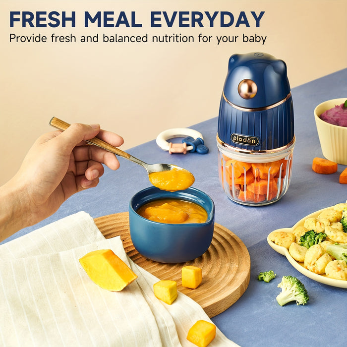 Baby Food Maker Baby Food Processor Set With 2 Glass Bowls (600ml+300ml) Baby Food Blender For Baby Puree