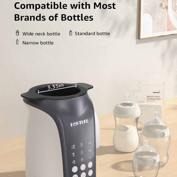 HAUTURE 8-in-1 Fast Bottle Warmer, Bottle Warmer for Breast milk and Formula, Auto Water Refill Accurate Temp Control, with Timer, Defrost, Sterilizing, Keep Warmer for All Bottles
