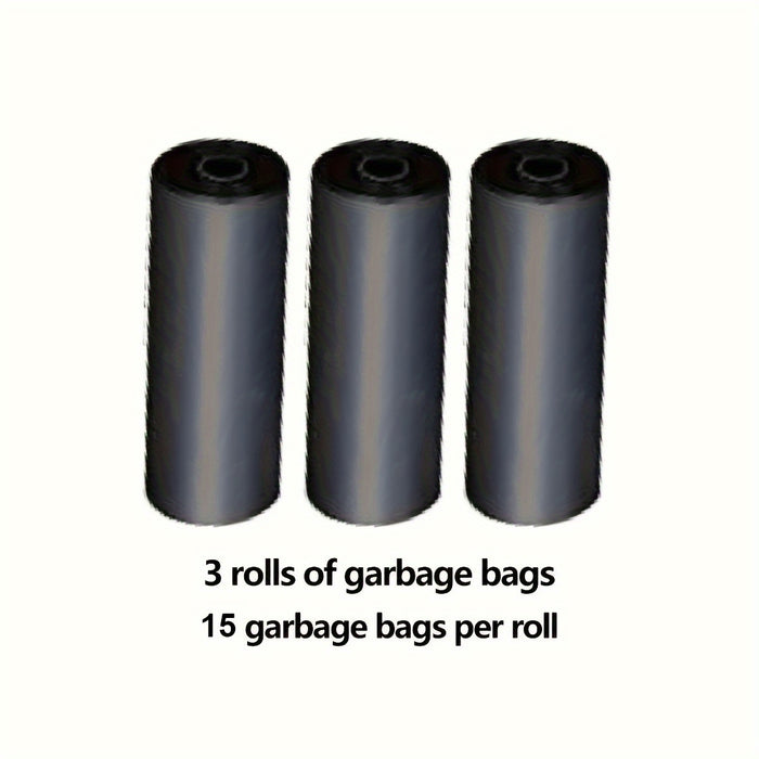 Car Door Hanging Trash Can with Lid Includes 1 Roll of Garbage Bags