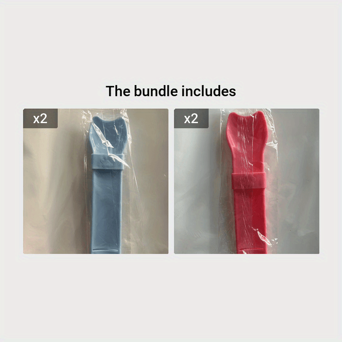 Cat Strip Squeeze Spoon: Lickable Wet Cat Treat Feeder for Easy Feeding