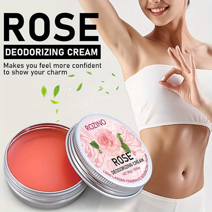 Pink Rose Deodorant Balm, a New Skin Experience, Pleasant Fragrance, Moisturizing Skin, Long-Lasting Fragrance, No Fear of Intimacy And Embarrassment, Suitable for Both Men And Women, Feel Free to Show Your Beauty