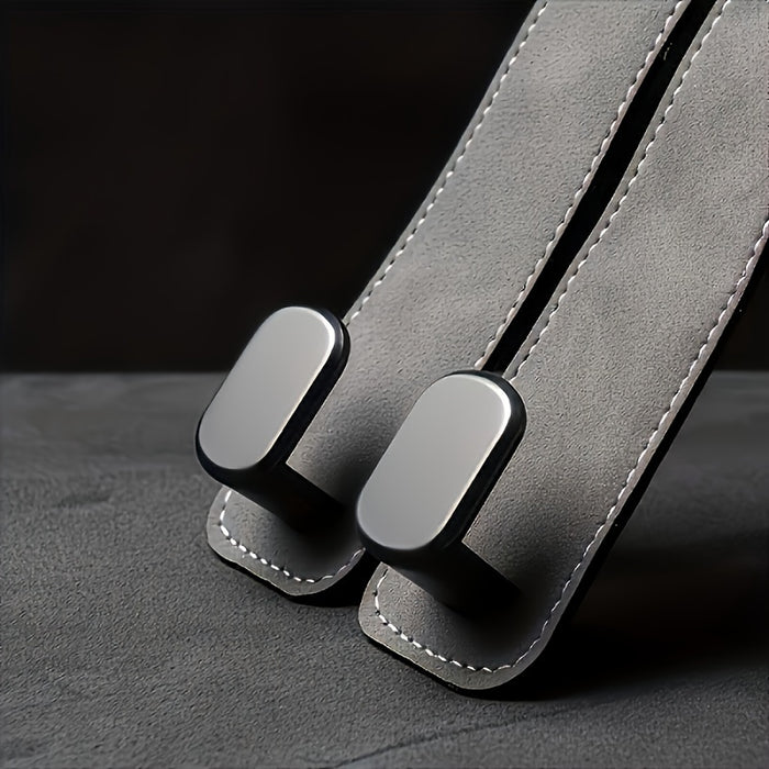 Car Seat Back Cover, Hidden Hook Design - Made of PU Material, Suitable for Various Models