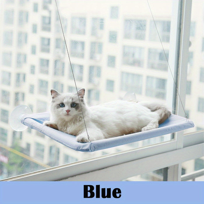 Cozy Window Perch Hammock Bed for Cats: Comfy Cat Bed with Window Mount