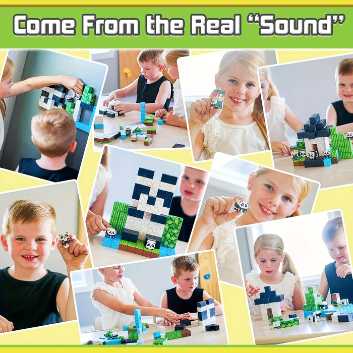 Magnetic Blocks-50/100pcs Random Magnetic Building Blocks Magnetic Cubes Stacking, STEM Sensory Toys for Youngsters Boys Girls Ages 3-8 Christmas Birthday Gifts