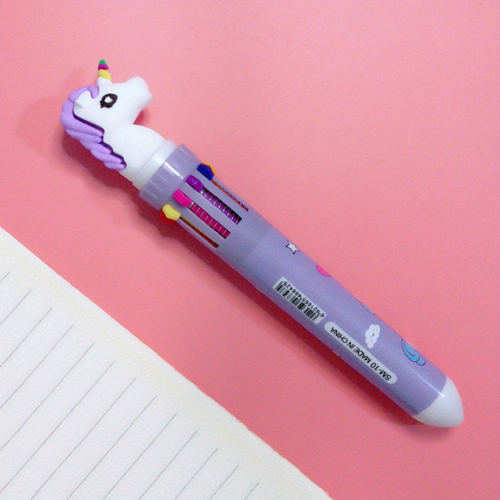 1pcs 10 Color Kawaii Ballpoint Pens, Cute Novelty Gel Pens for Students, Office Supplies, Halloween & Christmas Gifts