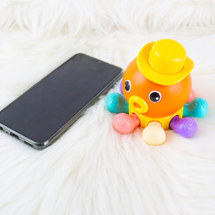 Baby Finger Octopus Early Education Toy, Rotate And Press To Exercise Baby'S Arm Movements, Grasp Training Skills, Sensory Puzzle Toy, Suitable For Christmas, Easter, Valentine'S Day Gifts