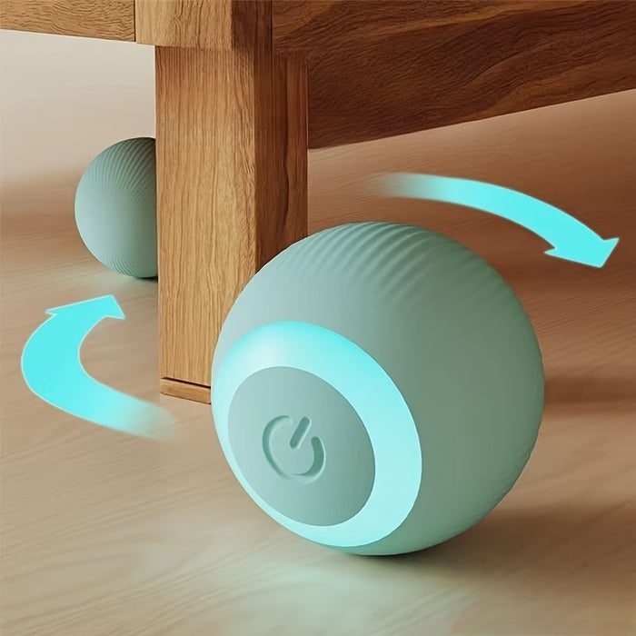 Interactive Electric Rolling Ball Cat Toy: Self-Moving & Smart Play for Kittens & Cats