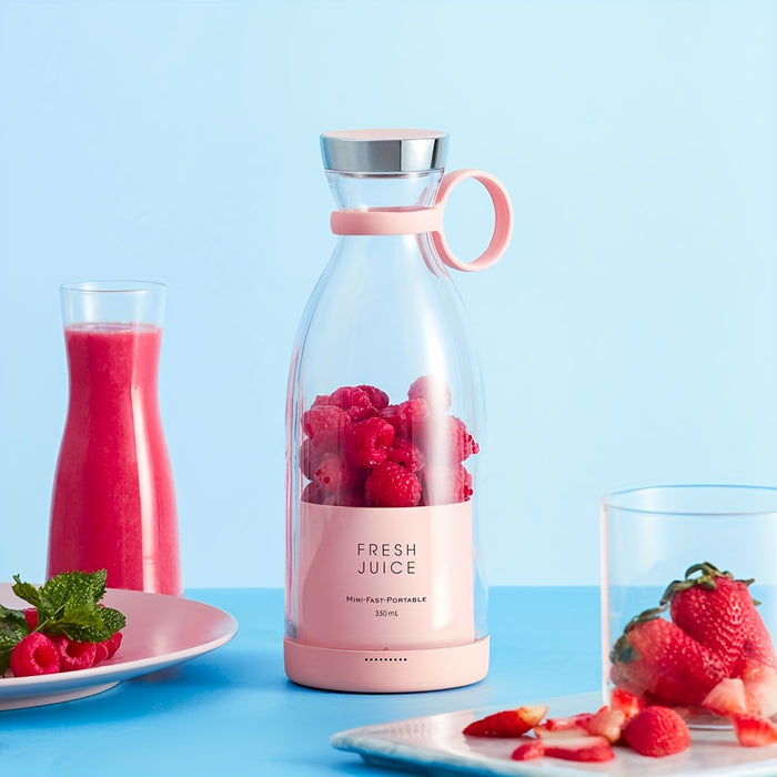 350ml Easy-Carry Cordless Smoothie Maker - Compact & Rechargeable for Healthy Drinks Anywhere