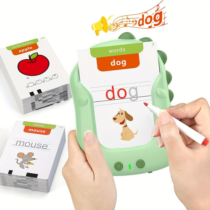 Talking Flash Cards For Toddlers 3-8 Years, 224 Sight Words, Montessori Learning Toys, Speech Therapy & Autism Sensory Toys For Kids, Educational Toys For Boys & Girls