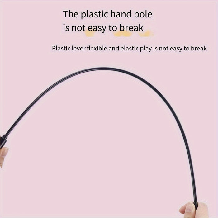 1pc Interactive Cat Toy with Ribbon Teaser Stick for Endless Fun and Playtime