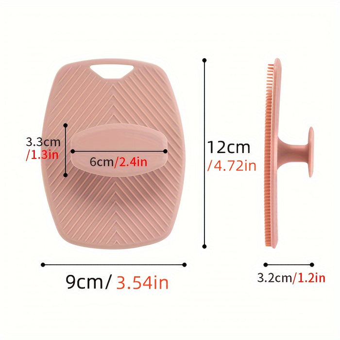 SoftTouch Gentleman's Exfoliator - Ergonomic Design with Non-Slip Grip, Gentle Soft Silicone Body Scrubber for Sensitive Skin, Easy to Clean and Rinse, Ideal for Shower or Bath, Perfect for Daily Gentle Skin Care Routine