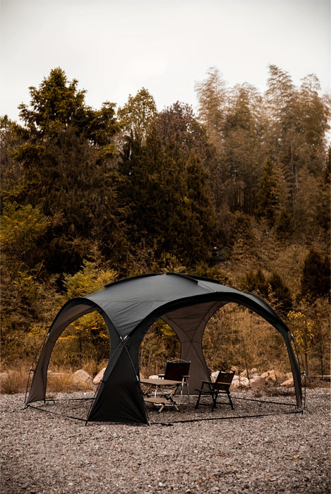 8-10 Person Outdoor Camping Dome Tents, Round Large Canopy, Portable Awning Pergola Canopy Tent