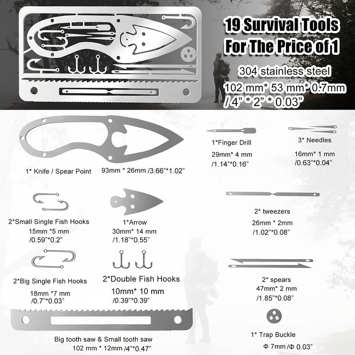 The Ultimate Multifunctional Fishing, Camping, and Hunting Tool - Perfect for Emergencies!