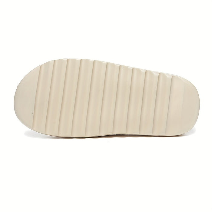Men's EVA Cloud Slides: Non-Slip Open Toe Beach & Shower Shoes for Spring/Summer