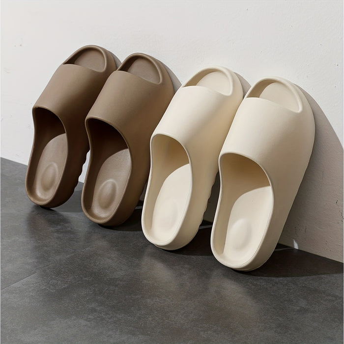 Men's EVA Cloud Slides: Non-Slip Open Toe Beach & Shower Shoes for Spring/Summer