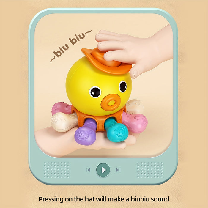 Baby Finger Octopus Early Education Toy, Rotate And Press To Exercise Baby'S Arm Movements, Grasp Training Skills, Sensory Puzzle Toy, Suitable For Christmas, Easter, Valentine'S Day Gifts
