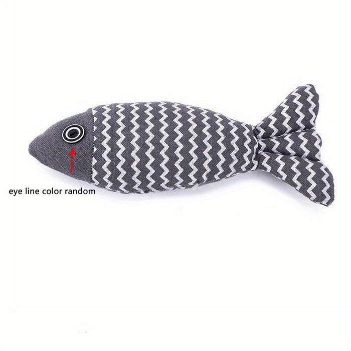 Durable Plush Cat Toy: Realistic Pillows for Indoor & Outdoor Teeth Grinding