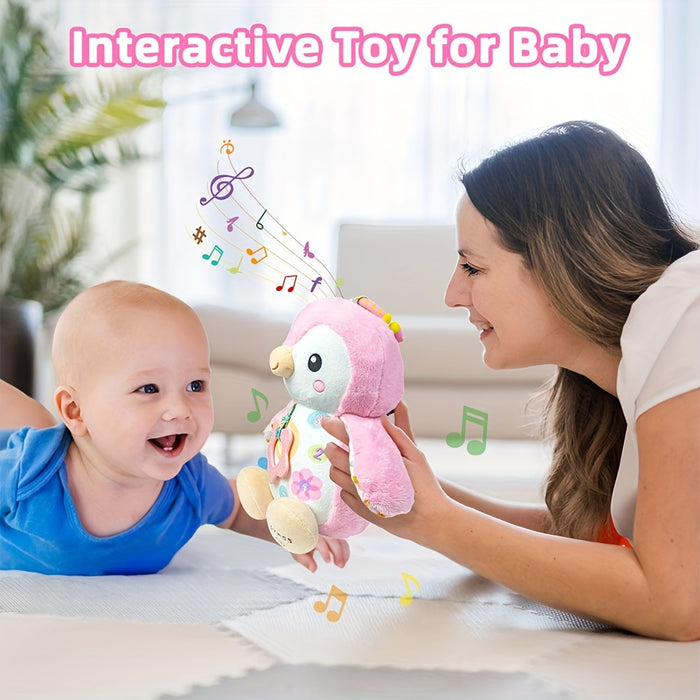 Penguin Baby Toys 0-6-12 Months, Stuffed Animal Plush Toy, Textured HangingRingRattles & Crinkle Sound Paper, Tummy Time Toys For Newborns Toys For 0-6.12Months Boy/Girls, Valentine'S Day, Halloween, Christmas, Easter, And Bi