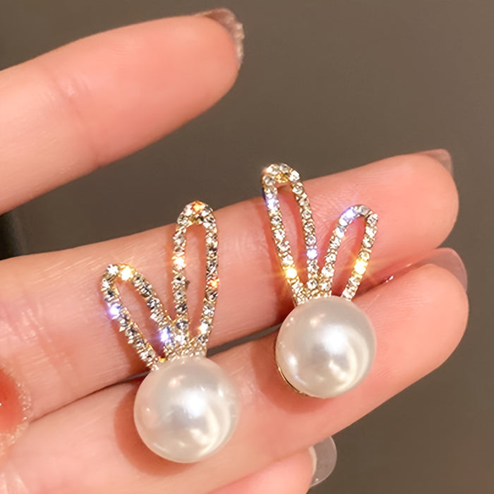Women's Earring 1 Pair Rabbit Cute Sweet Ear Ornaments