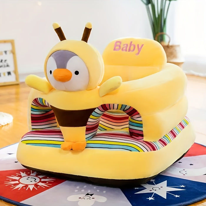 1 Cute Cartoon Youngsters Sofa Chair - Soft, Thickened, Sturdy Green Safe for Youngsters to Safely Learn to Sit And Play - Portable, Space-saving Design