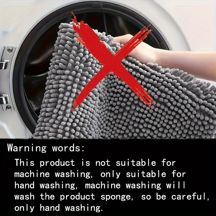 Keep Muddy Paws Out: Absorbent Microfiber Dog Doormat for Indoor Entryway