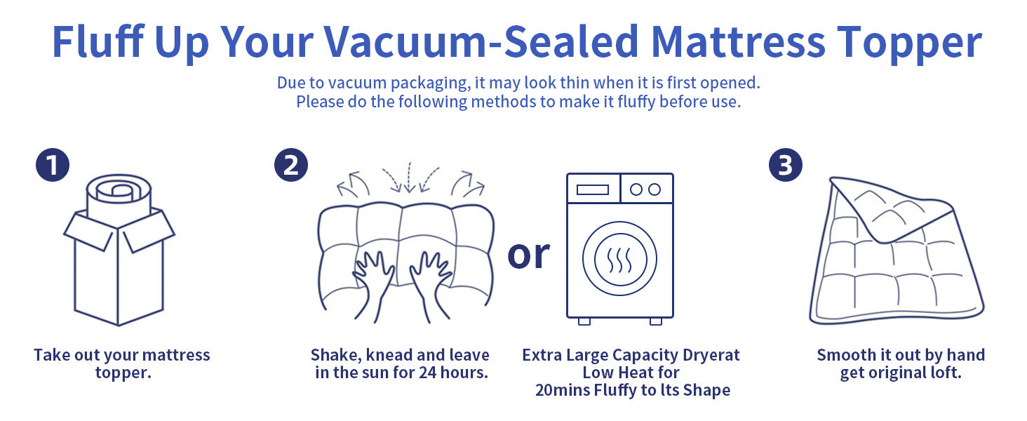 Cooling Mattress Topper, Breathable Extra Thick Mattress Protector with 8-21" Deep Pocket, Comfort Support Back Mattress Pad Cover