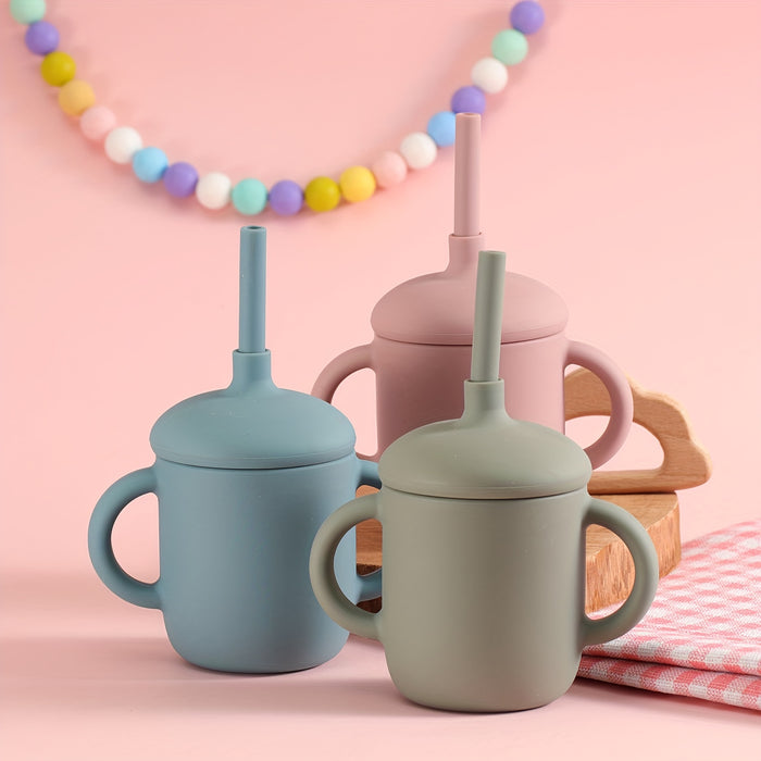 Baby Learning Drinking Cup: Get Ready for Fun with Our Food-Grade Silicone Water Cup!
