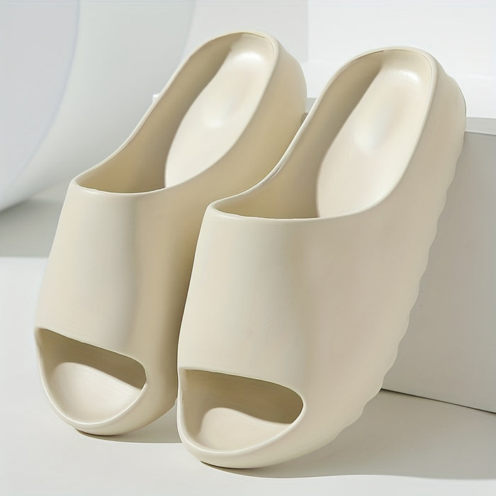 Men's EVA Cloud Slides: Non-Slip Open Toe Beach & Shower Shoes for Spring/Summer