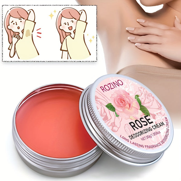 Pink Rose Deodorant Balm, a New Skin Experience, Pleasant Fragrance, Moisturizing Skin, Long-Lasting Fragrance, No Fear of Intimacy And Embarrassment, Suitable for Both Men And Women, Feel Free to Show Your Beauty