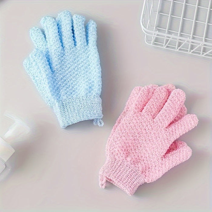 Revitalizing Body Scrubber Gloves - Deep Exfoliating & Massage Experience for Silky Smooth Skin, Removes Dead Skin Cells & Dryness, Gentle yet Effective Body Care