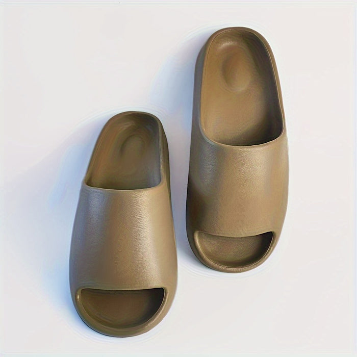 Men's EVA Cloud Slides: Non-Slip Open Toe Beach & Shower Shoes for Spring/Summer