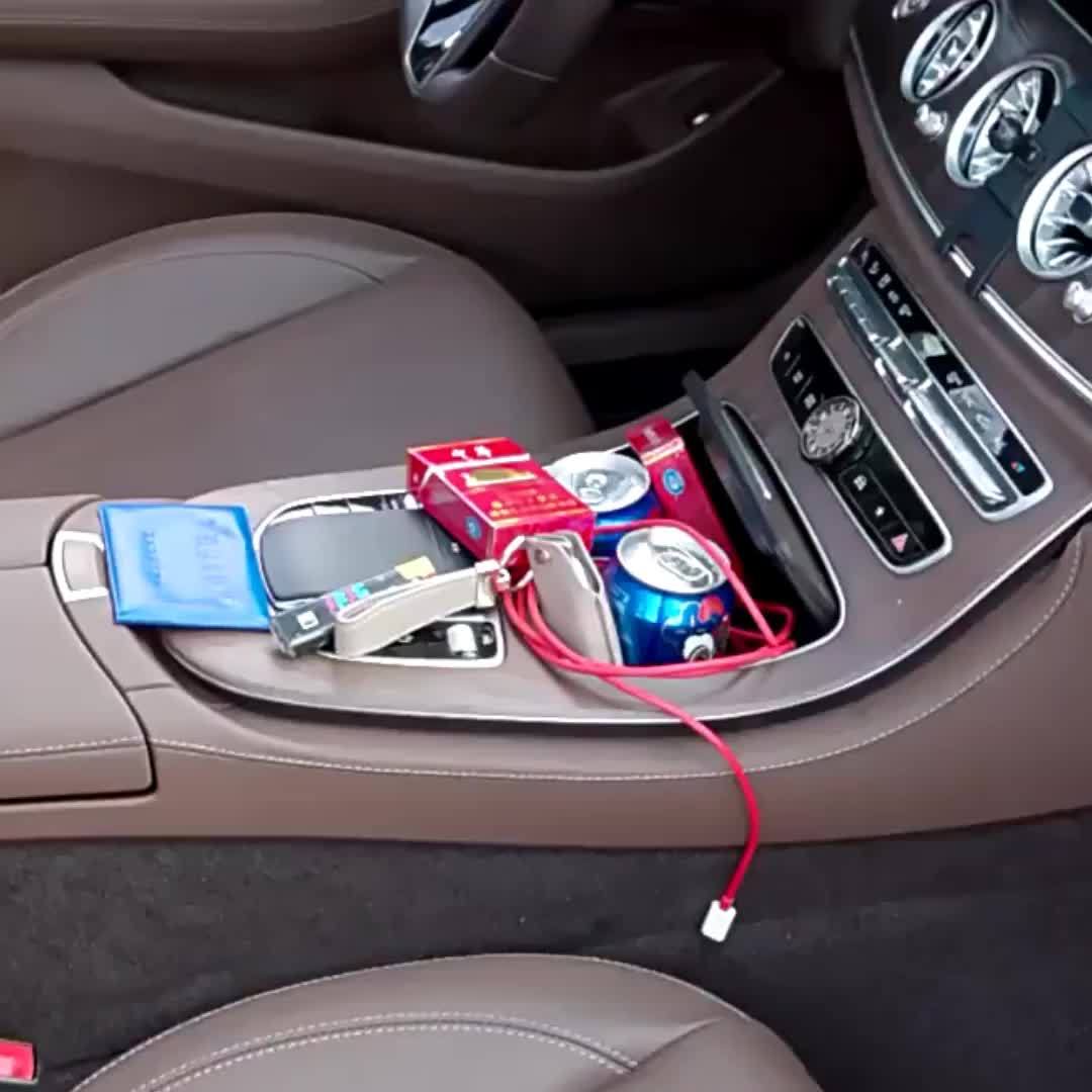 Car Seat Gap Organizer Storage Box Multifunction Pocket