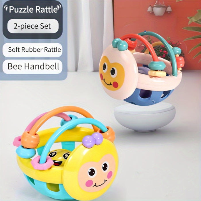 Stimulate & Soothe: Sensory Rattle & Teething Balls for - Enhance Motor Skills, Curiosity, And Comfort