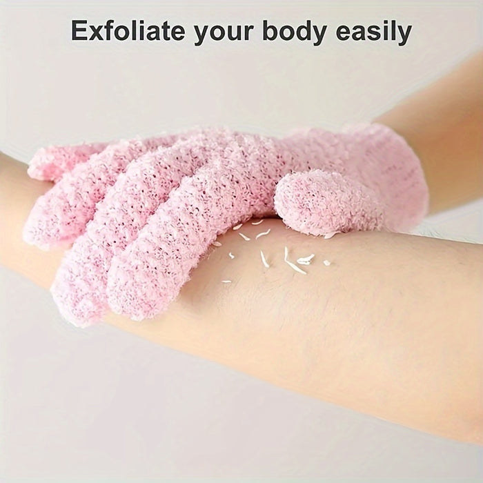 Revitalizing Body Scrubber Gloves - Deep Exfoliating & Massage Experience for Silky Smooth Skin, Removes Dead Skin Cells & Dryness, Gentle yet Effective Body Care
