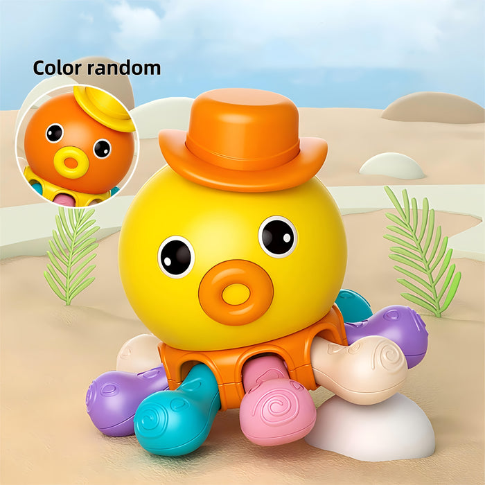 Baby Finger Octopus Early Education Toy, Rotate And Press To Exercise Baby'S Arm Movements, Grasp Training Skills, Sensory Puzzle Toy, Suitable For Christmas, Easter, Valentine'S Day Gifts