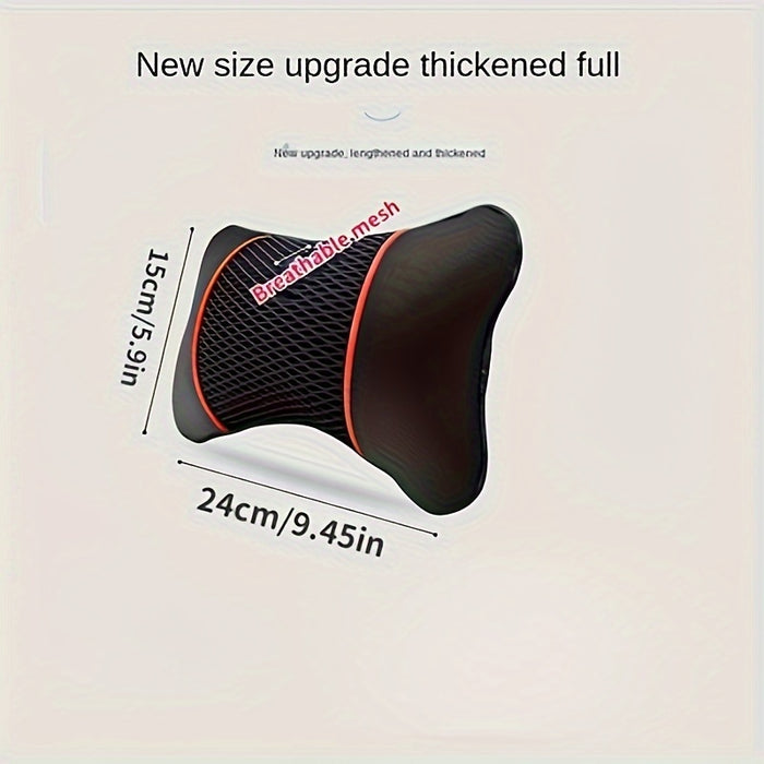 Universal Car Faux Leather Ice Head Pillow Neck Support for Car Accessories