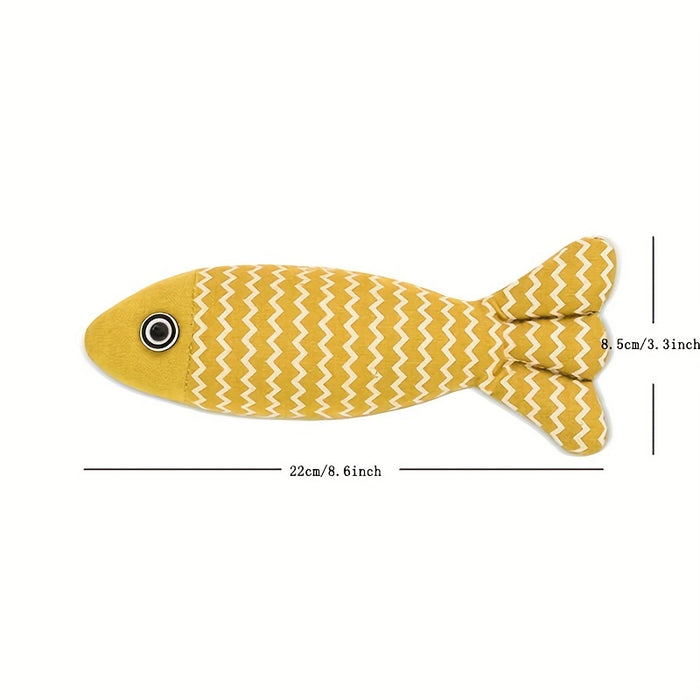 Durable Plush Cat Toy: Realistic Pillows for Indoor & Outdoor Teeth Grinding