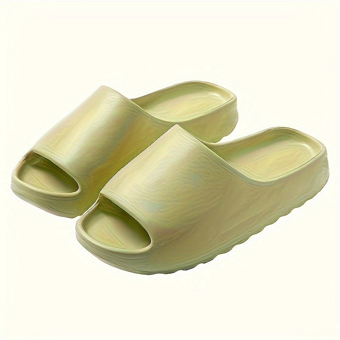 Men's EVA Cloud Slides: Non-Slip Open Toe Beach & Shower Shoes for Spring/Summer